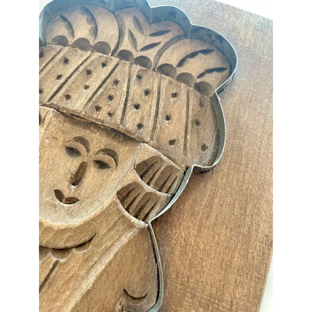 Antique Dutch Gingerbread Speculaas Springerle Cookie Board Mold For Sale - Image 11 of 12