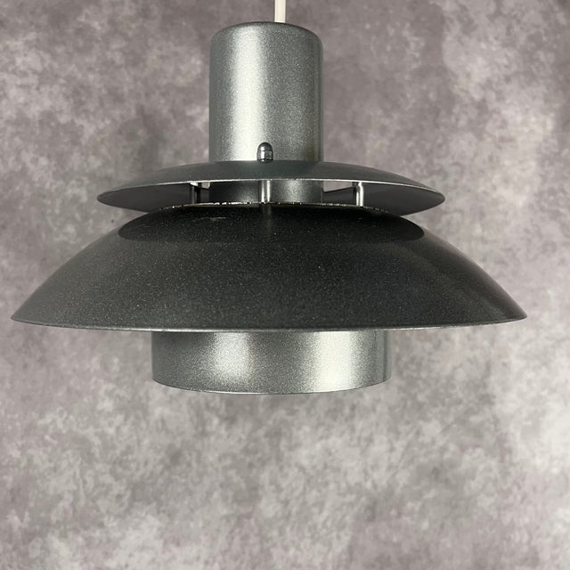 Vintage Danish Pendant Lamps, 1980s, Set of 3 For Sale - Image 4 of 12