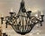 Ebanista Spanish Colonial Wrought Iron Chandelier - Famous Estate For Sale - Image 4 of 6
