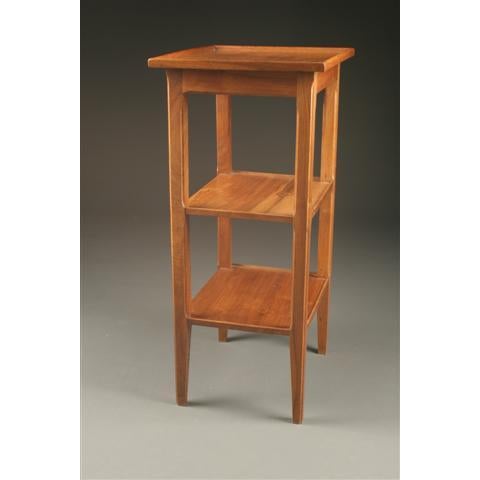 This charming 19th-century French work table, dating to circa 1870, is beautifully crafted from walnut and showcases the...