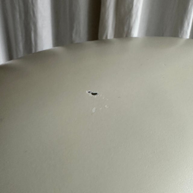 Vintage Pearl White and Silver Plastic Flamingo Sculpture, 1970s For Sale - Image 13 of 18