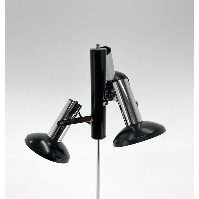Chrome 3 -pot Floor Lamp, Italy, 1960s For Sale - Image 4 of 13