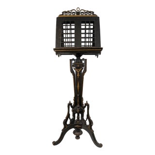 Polychrome Wooden Music Stand, 18th Century For Sale