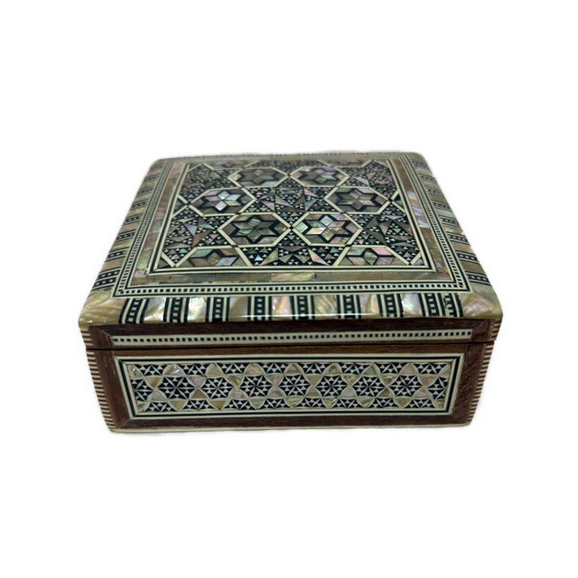 Add a touch of timeless Egyptian craftsmanship to your space with this handcrafted mahogany jewelry box, beautifully...