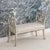 Light Gray 19th C. Swedish Gustavian Lindome Painted Window Bench For Sale - Image 8 of 11