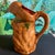 Majolica Ceramic Glazed Rabbit Pitcher, 1900s For Sale - Image 5 of 8