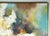 Vintage Lee Reynolds Textured Impasto Abstract Oil Painting, Blues & Earth Tones 1960's For Sale - Image 11 of 18