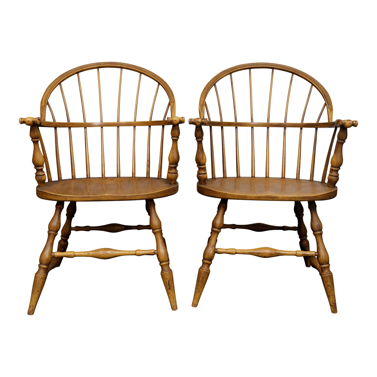 Antique Heywood Wakefield Windsor Dining Chairs a Pair Chairish