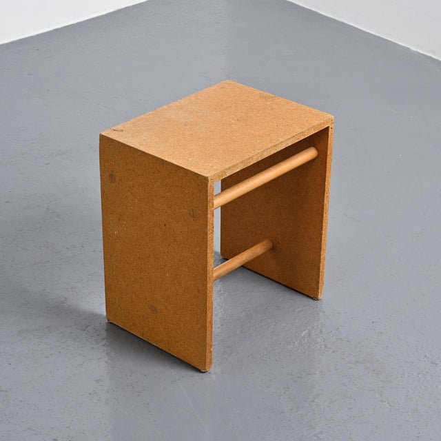 1950s Chipboard Stool from Max Bill, 1962 For Sale - Image 5 of 11