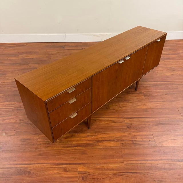 Mid 20th Century A.h. McIntosh Teak Metal Pulls Sideboard / Bar For Sale - Image 5 of 10
