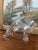 1970s Mid Century Hand-Blown Clear Glass Fish Vase by Blenko Style - Sculptural Studio Art Glass Vessel. For Sale - Image 5 of 10
