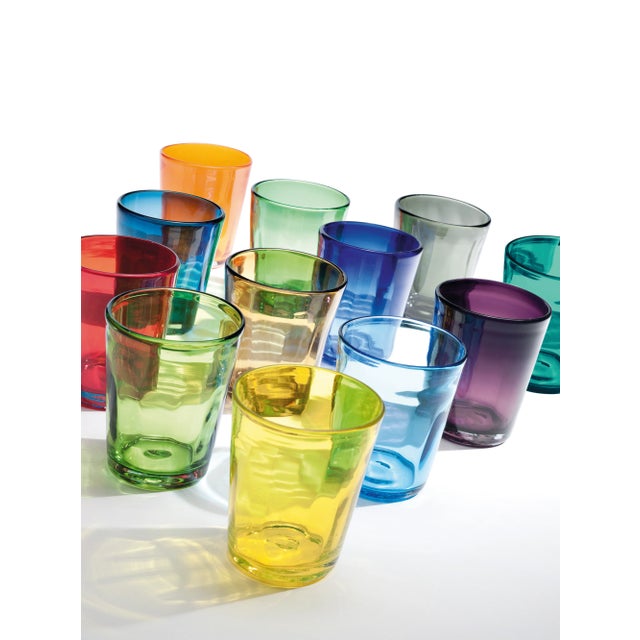 Contemporary Zafferano Bei Tumbler Aqua - Set of 6 For Sale - Image 3 of 4