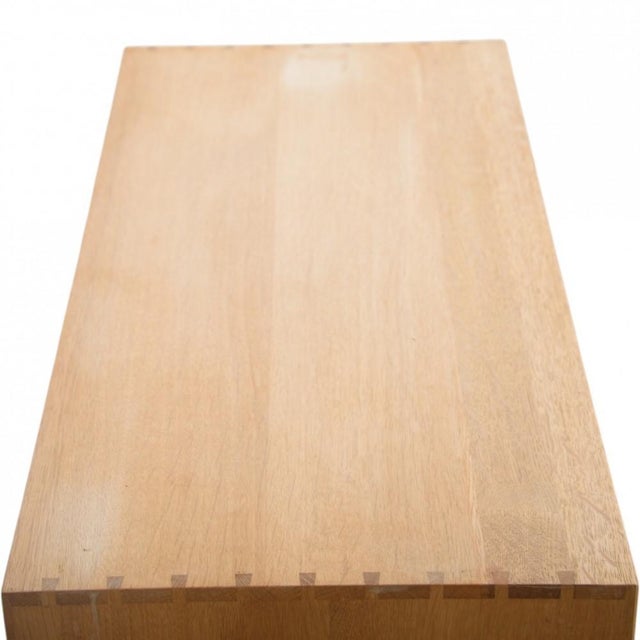 Brown Deep Bookcase in Oak by Mogens Koch, 1980s For Sale - Image 8 of 15