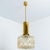 Amber Glass Gold Pendants in the style of Helena Tynell, 1960, Set of 2 For Sale - Image 10 of 18