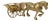 Bronze Horse-Drawn Carriage Sculpture with Movable Wagon, 1890s For Sale