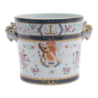 Mid 19th Century Samson of Paris Chinese Export Porcelain Style Wine Cooler or Cachepot For Sale