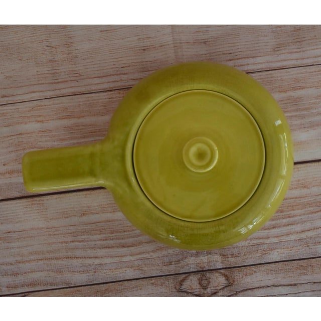 Vintage 1950s Russel Wright Steubenville Avocado Green Casserole With Stick Handle For Sale In Sacramento - Image 6 of 13