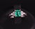 Late 20th Century Gia Colombian No Oil Emerald & 0.18ct Diamond Platinum Ring Size 6 For Sale - Image 11 of 18