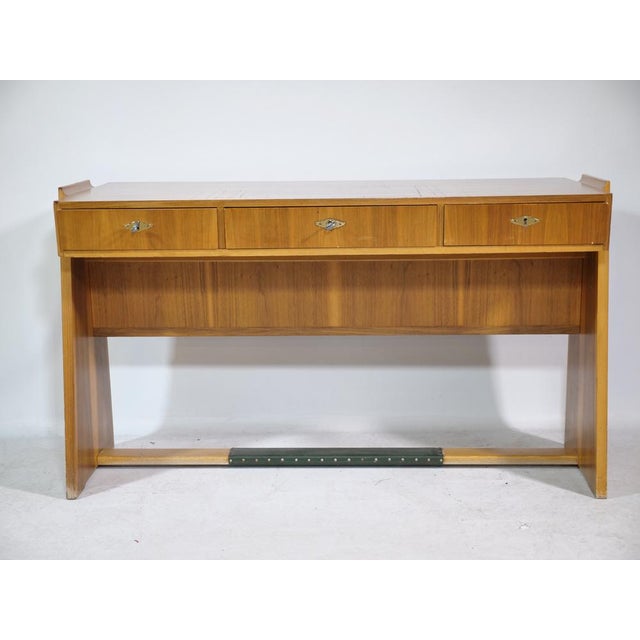 Mid-Century Walnut Desk, Germany, 1960s For Sale - Image 6 of 15