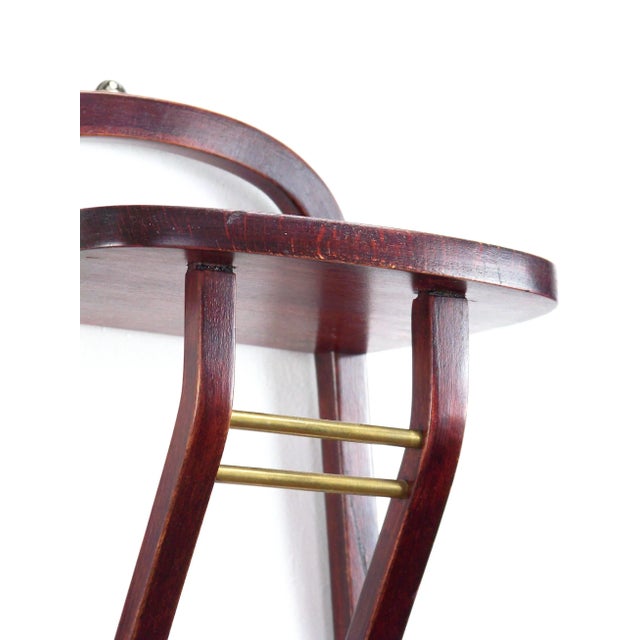 1900 - 1909 Viennese Secession Nr. 59 Shelf from Gebrüder Thonet Vienna, 1907 For Sale - Image 5 of 7