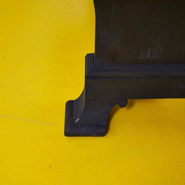 Black Vintage Black Table, 1940s For Sale - Image 8 of 12