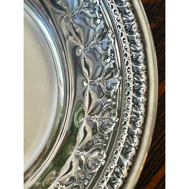 Early 20th Century 1920’s Victorian Reed and Barton 1202 “Riviera” Trinket or Candy Dish For Sale - Image 5 of 10