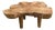 Andrianna Shamaris Mid-Century Style Single Slab Coffee Table For Sale