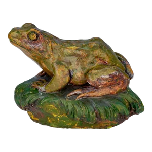 Mid 20th Century Cast Resin Frog