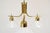 Brass and Glass Ceiling Light, 1980s For Sale - Image 6 of 15