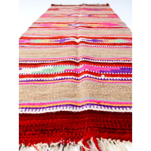Vintage Southwestern Runner Rug For Sale - Image 4 of 12