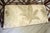 Vintage Chinese Chippendale Style Double-Back Walnut Settee With Botanical Upholstery For Sale In Raleigh - Image 6 of 10