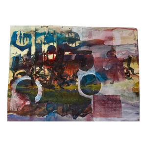 1990s Robert R. Doty Original Art Mixed Media Collage
