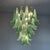 Contemporary Mazzega-Style Frosted Green Random Glass Chandelier For Sale - Image 15 of 16