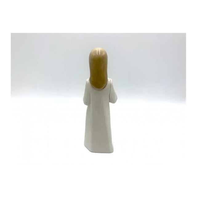 Porcelain Figurine of a Girl with a Candle, Spain, 1980s For Sale - Image 3 of 6