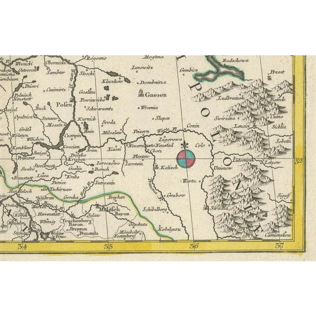 German Map of North-Central Europe For Sale - Image 5 of 8