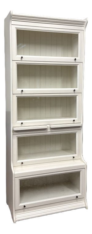 English White Bookcase from Globe Wernicke