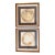 Mid 20th Century Large Plates in Shadow Boxes - Set of 2 For Sale