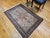Vintage Persian Qum Area Rug, Hand-Knotted Silk, Floral Pattern, Ivory & Navy, 3x5 For Sale In Chicago - Image 6 of 18