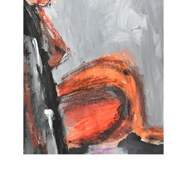 Gloria Dudfield (1922-2015) Untitled c.1960s Mixed media: gouache, pastel and encaustic on newsprint 12"x19.5" paper cut...