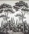 1: Commodity: Hand-Painted Vintage Greyscale Pine Tree Scenic Wall Mural 2: Handicrafts: 100% handmade and hand-painted....