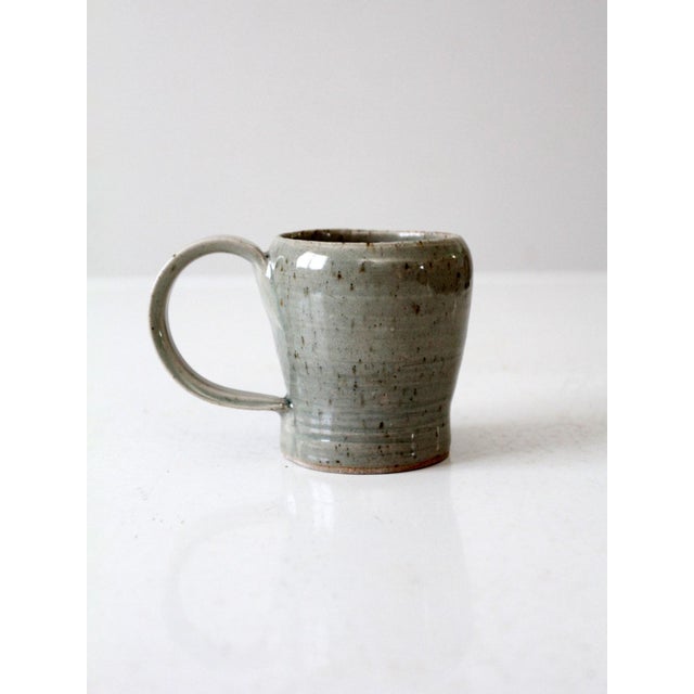 Ceramic Vintage Studio Pottery Mug For Sale - Image 7 of 8