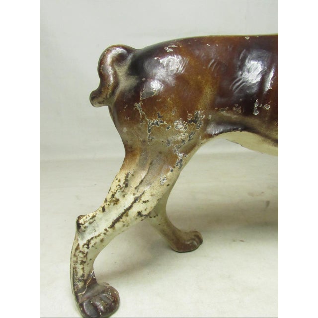 Cast Iron Hubley Boston Terrier Doorstop For Sale - Image 11 of 15