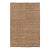 High Quality Hand Knotted Tan Natural Jute Loop Pattern Solid Rug 9x12Ft. For Sale