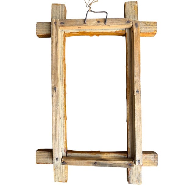 1900 - 1909 Pair of 1900s Black Forest Wooden Frames For Sale - Image 5 of 6