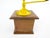 Antique Peugeot Frères Wooden Coffee Grinder With Yellow Handle – Early 20th Century For Sale - Image 9 of 12