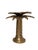 Pair of vintage, Mid-Century modern, Art-Deco style, etched-brass palm tree candle stick holders. Solid and heavyweight....