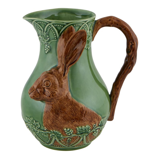 Bordallo Pinheiro Woods Pitcher Hare For Sale