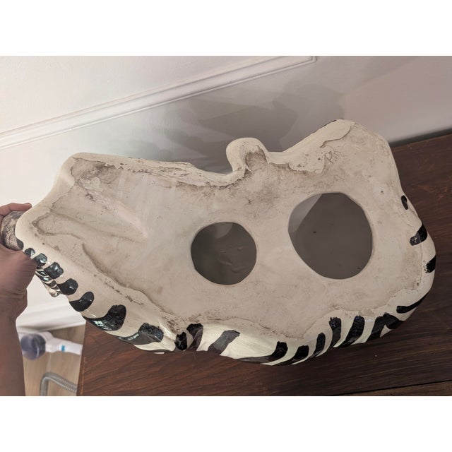 Vintage Pina Black & White Zebra Sculpture For Sale - Image 12 of 13