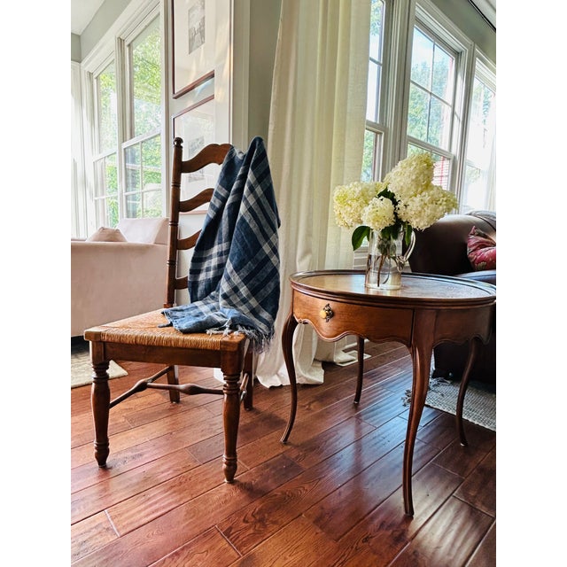 Vintage French Country Ladder Back Dining Chair For Sale - Image 11 of 12