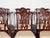 Set of 8 Maitland Smith Mahogany Chinese Chippendale Medallion Dining Chairs For Sale - Image 13 of 16